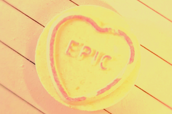 EPIC loveheart sweet in yellow