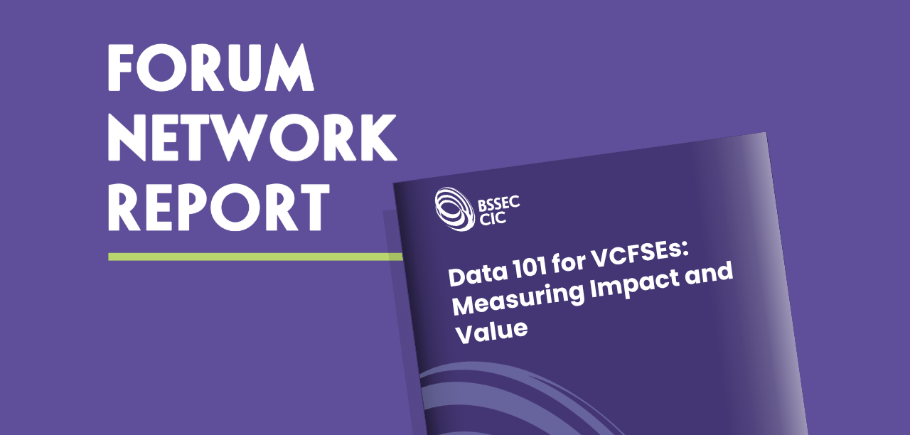 data 101 VCFSE impact measurement forum report BSSEC